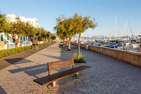Promenade in Can Picafort, Mallorca